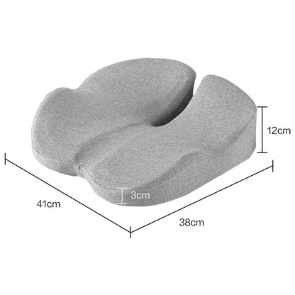 Memory Foam Seat Cushion Non Slip Orthopedic Prostate Cushion for Tailbone Sciaticaback Pain Relief Comfort Chair Car Seat