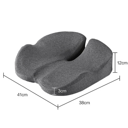 Memory Foam Seat Cushion Non Slip Orthopedic Prostate Cushion for Tailbone Sciaticaback Pain Relief Comfort Chair Car Seat
